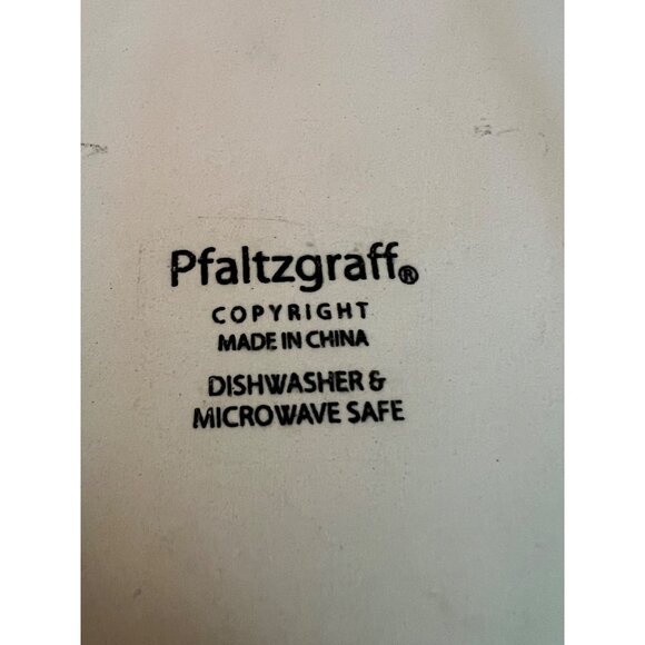 Pfaltzgraff 11" Red/Orange Ceramic Serving Dish/Platter Dishwasher & Microwave S - Picture 5 of 5